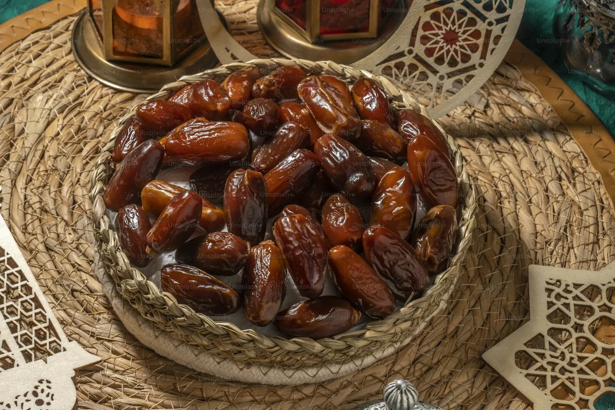 Bowl of premium dates