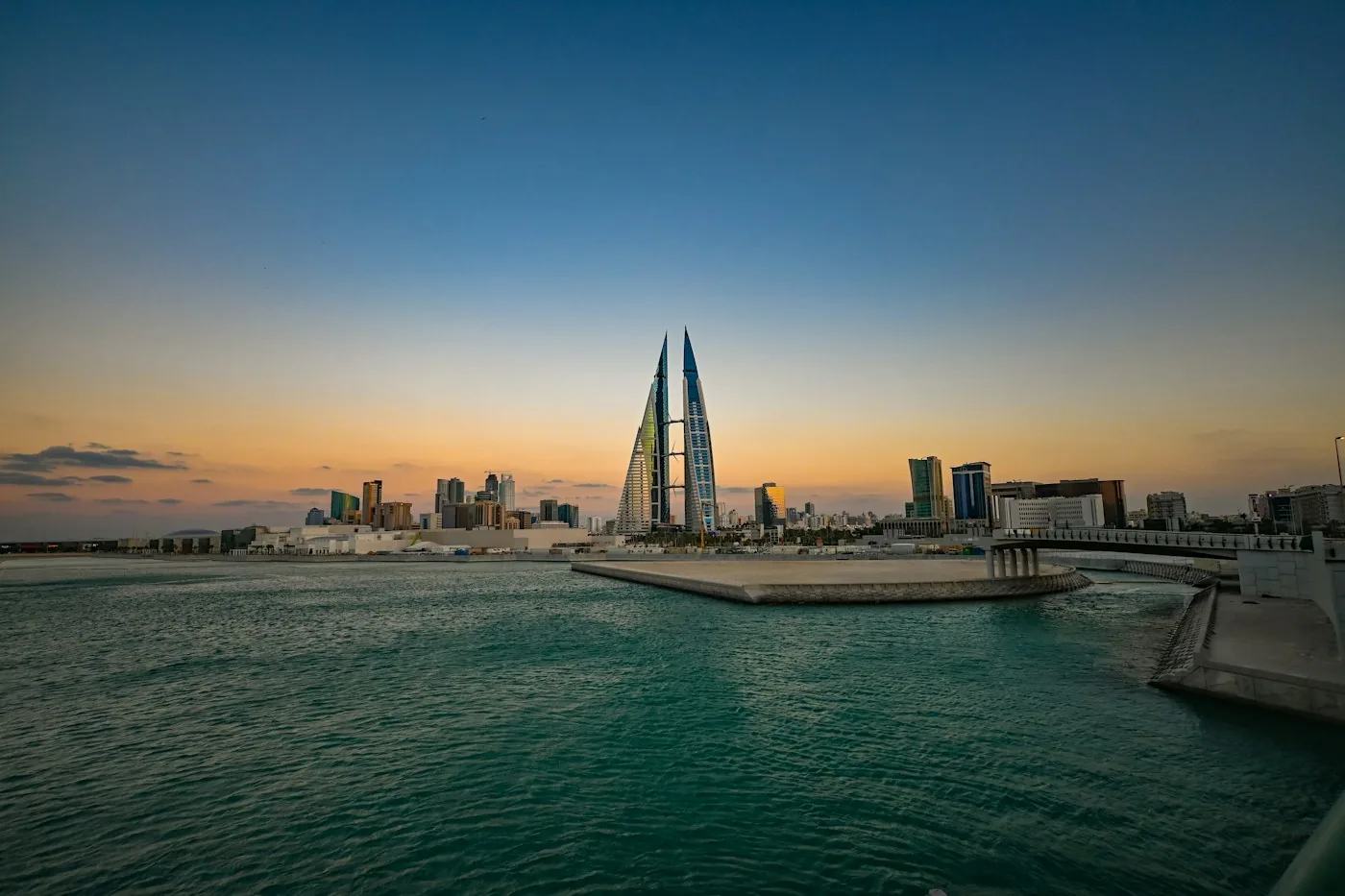 Manama skyline, Kingdom of Bahrain