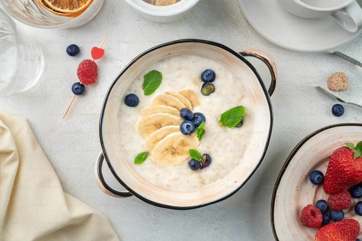 Bowl of oats and cereals